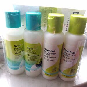 Deva curl one Conditioner  Decadence 4 bottles of 3 oz travel size Conditioner